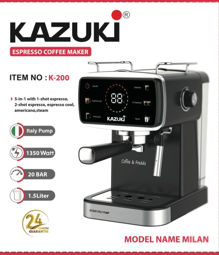 اسپرسوساز کازوکی مدل K220 ظرفیت 1.5 لیتر