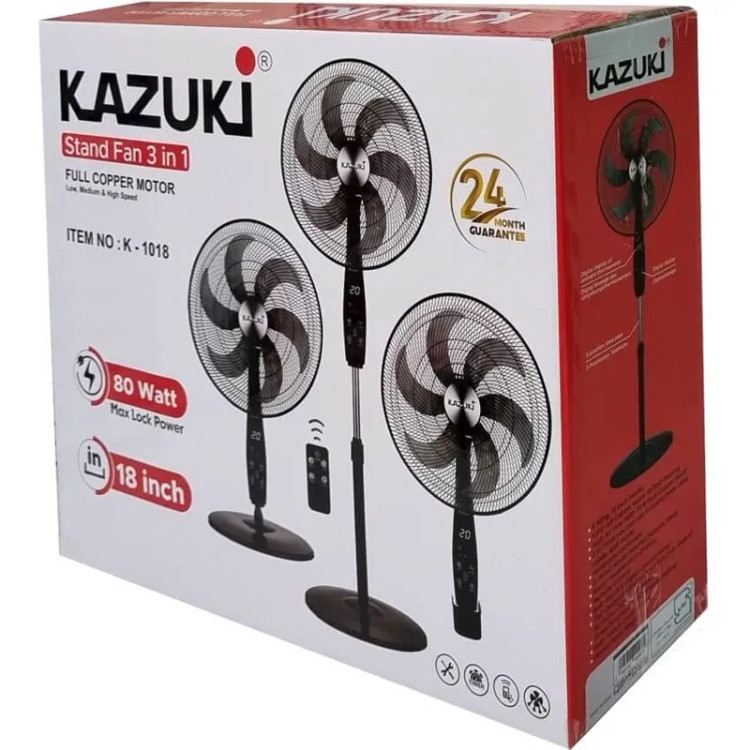 پنکه 3 در 1 ایستاده کازوکی مدل K-1018